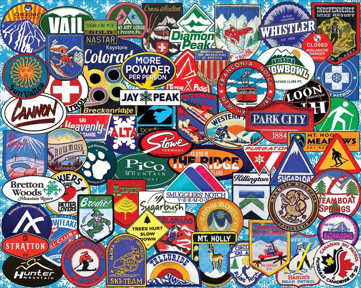 Set of 3:  Love to Ski Bundle 1000 piece
