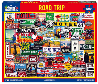 Road Trip (1665pz) - 1000 Piece Jigsaw Puzzle