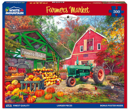 Farmer's Market (1780pz) - 500 Piece Jigsaw Puzzle
