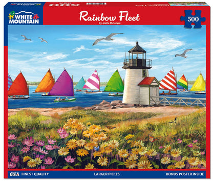 Rainbow Fleet (1839pz) - 500 Piece Jigsaw Puzzle