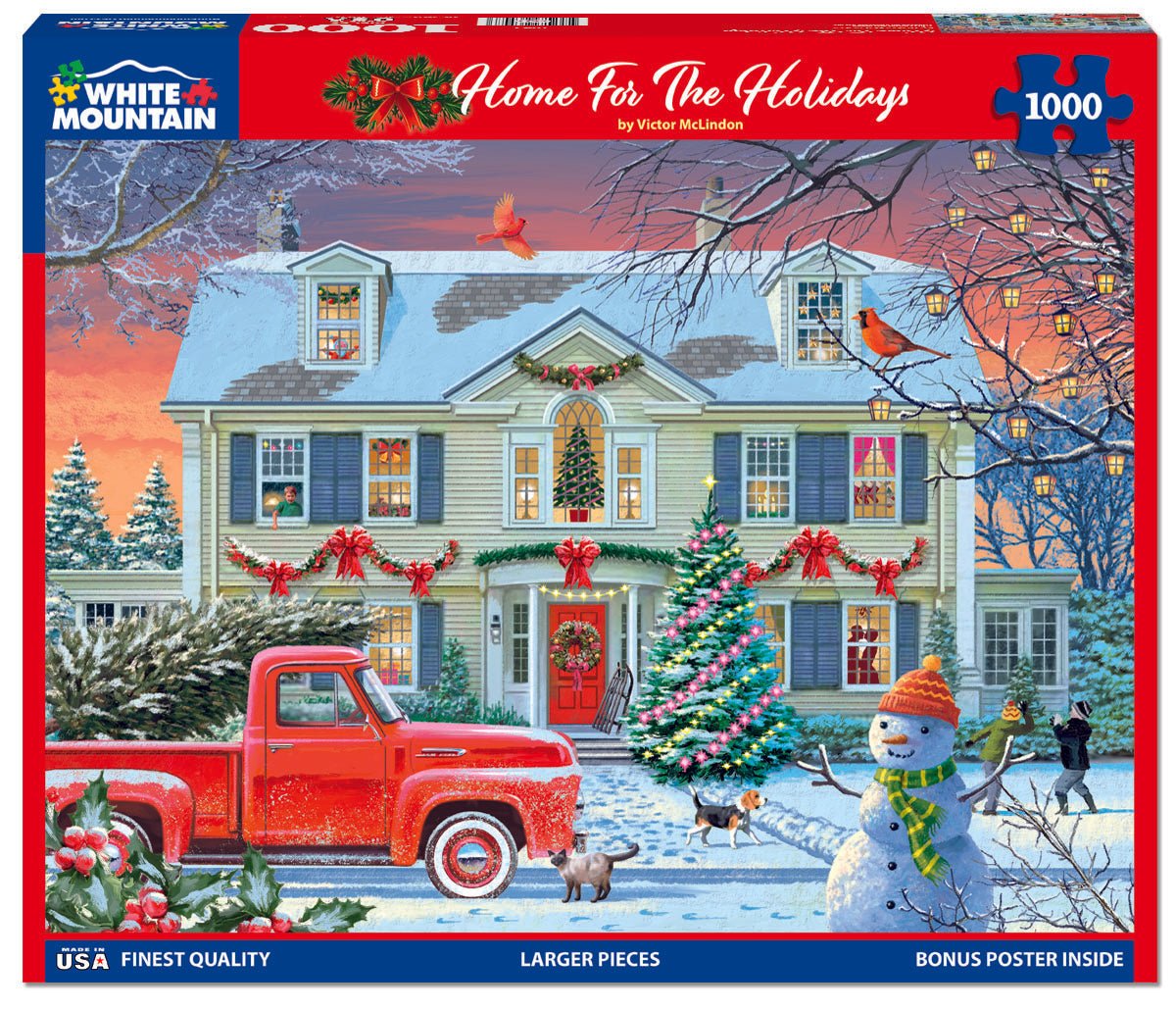 Home For The Holidays (1845pz) - 1000 Piece Jigsaw Puzzle