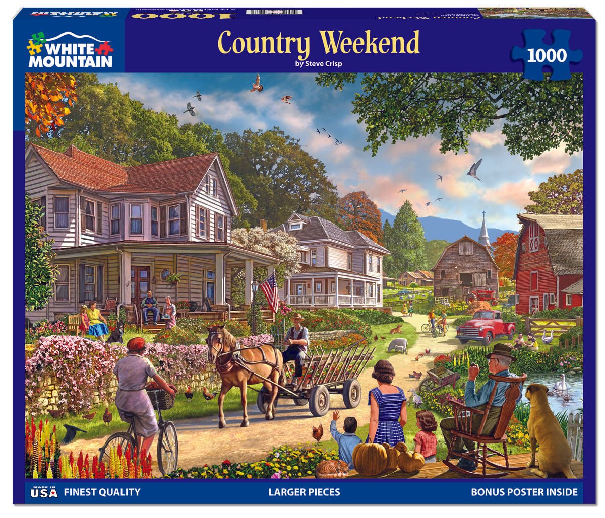 Country Weekend (1903pz) - 1000 Piece Jigsaw Puzzle