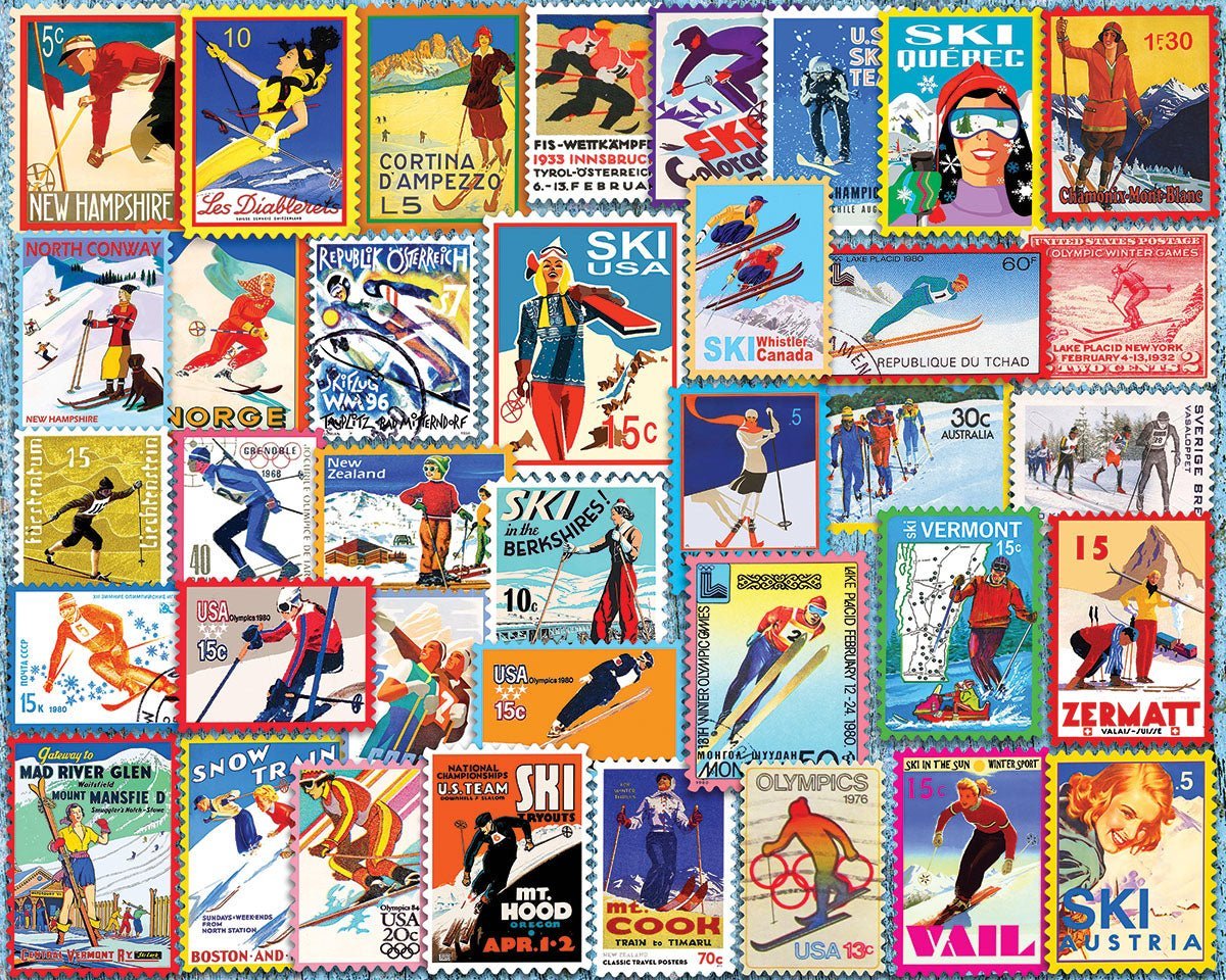 Set of 3:  Love to Ski Bundle 1000 piece