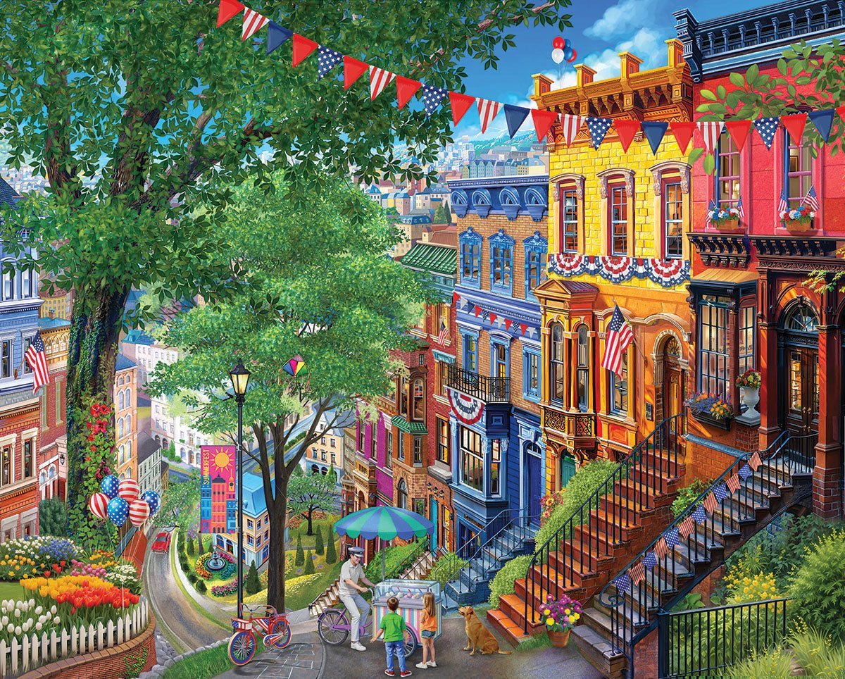 Set of 4: Seasons in the City Bundle 1000 piece