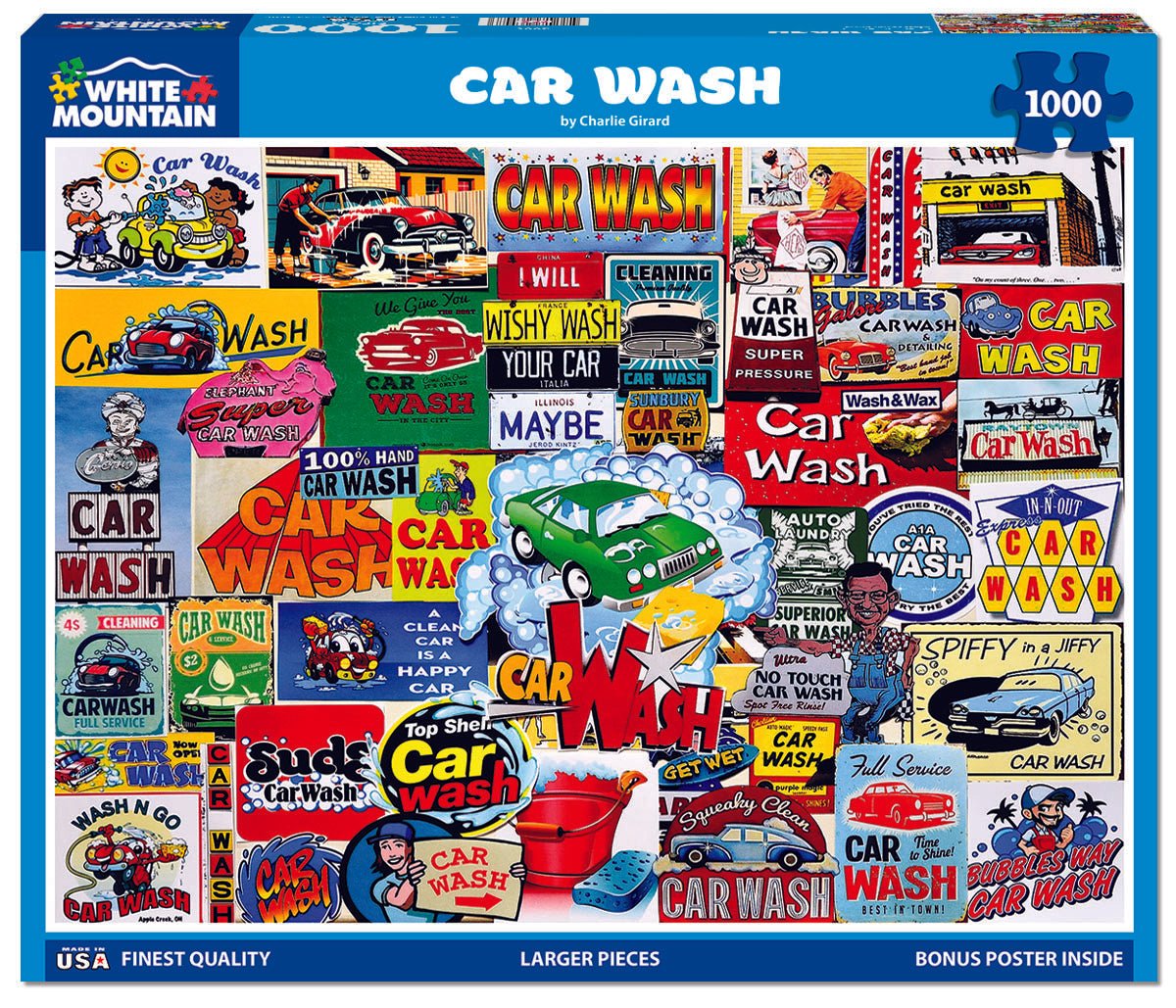 Car Wash (2086pz) - 1000 Piece Jigsaw Puzzle