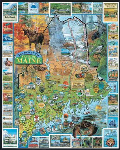 Best of Maine (94pz) - 1000 Piece Jigsaw Puzzle