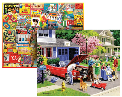 Set of 2: Nostalgic Puzzle Bundle 1000 piece