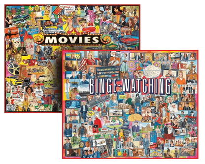 Set of 2: Artist Jim Mellett- Pop Culture Bundle 1000 piece