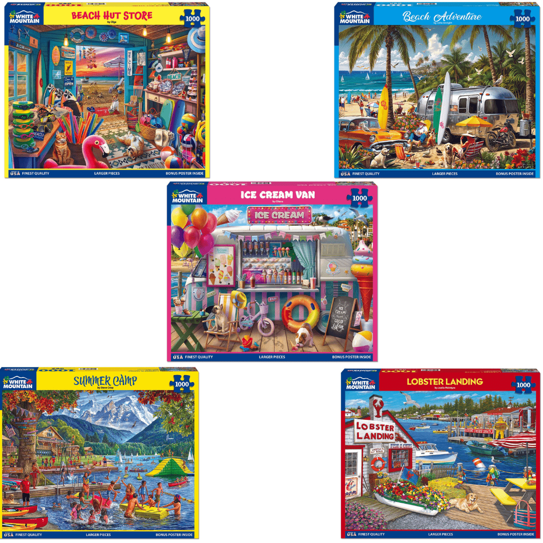Set of 5: Summer Fun Bundle 1000 piece