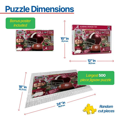 Alabama Crimson Tide Retro Series (950066) - 500 Pieces