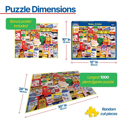 Bake A Cake (2084pz) - 1000 Piece Jigsaw Puzzle