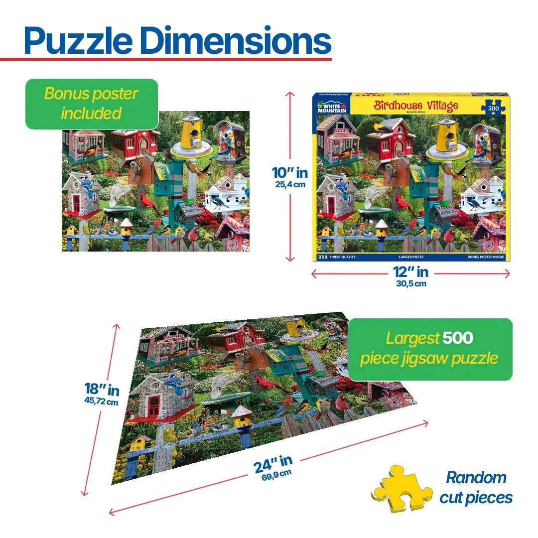Birdhouse Village (1137pz) - 500 Pieces