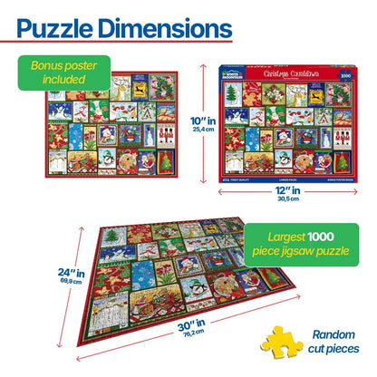 Christmas Countdown (1899pz) - 1000 Piece Jigsaw Puzzle