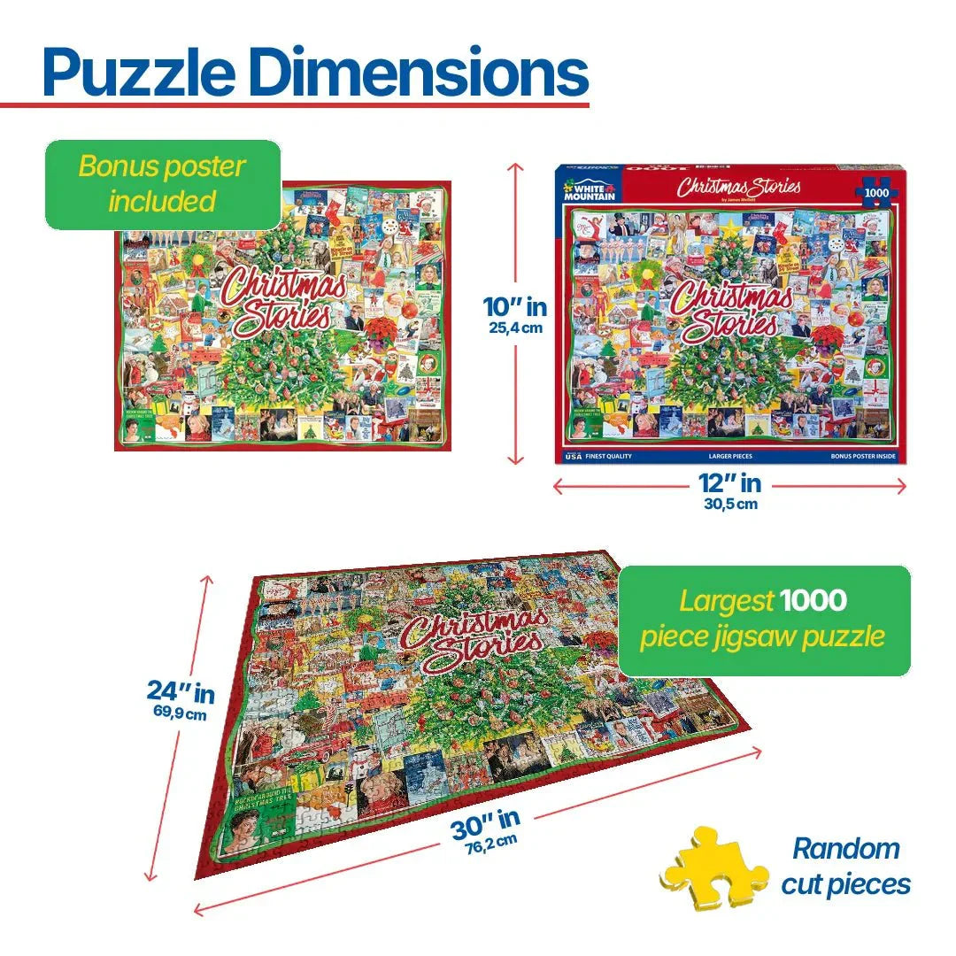 Christmas Stories (1873pz) - 1000 Piece Jigsaw Puzzle