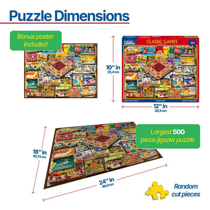 Classic Games (1438pz) - 500 Pieces