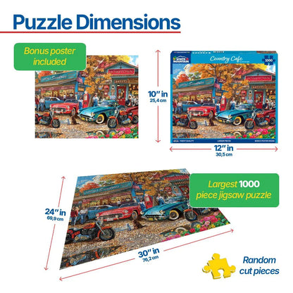 Country Cafe (2174pz) - 1000 Piece Jigsaw Puzzle