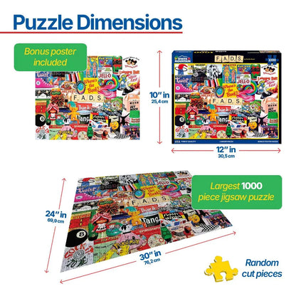 Fads (1459pz) - 1000 Piece Jigsaw Puzzle