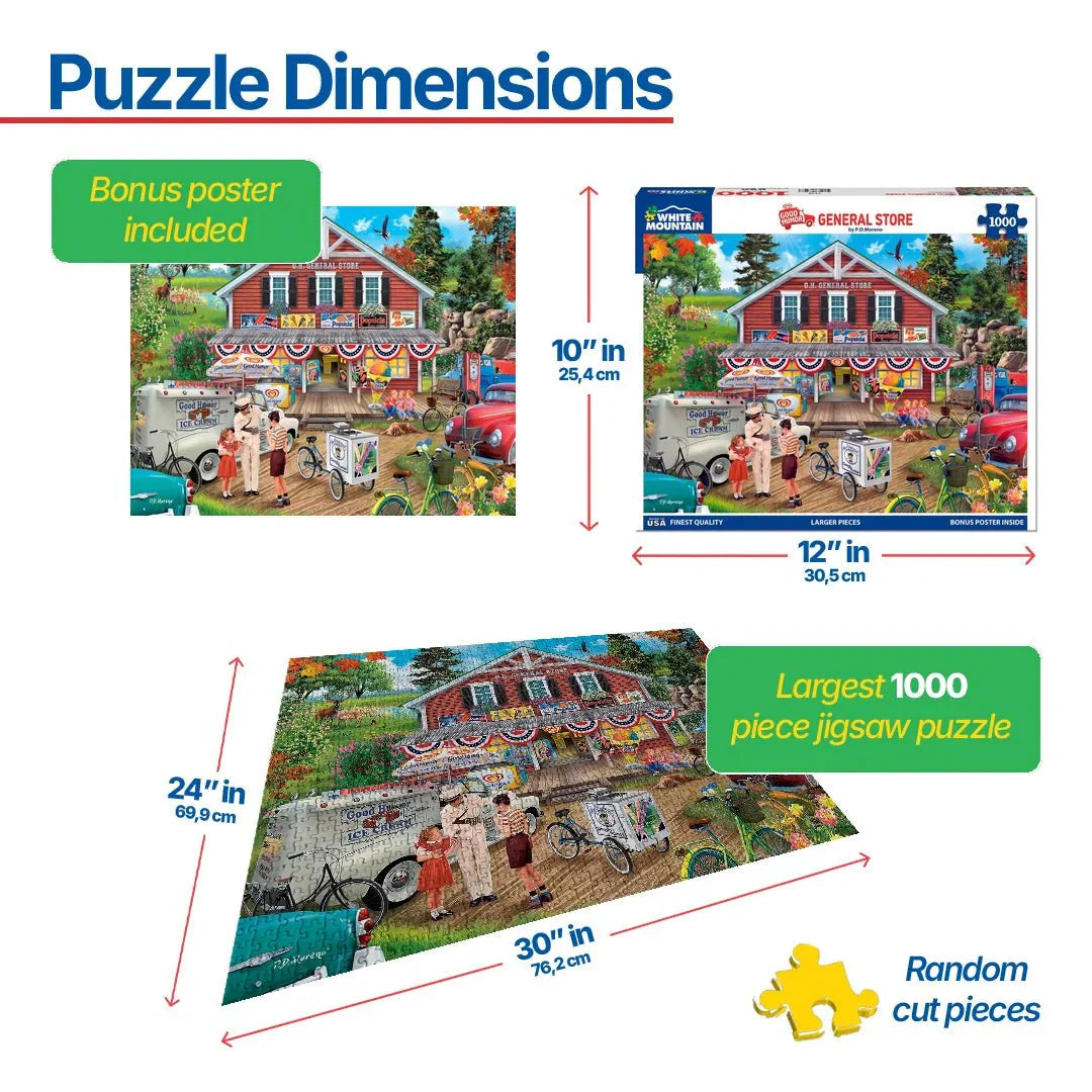 Good Humor General Store (1640pz) - 1000 Piece Jigsaw Puzzle