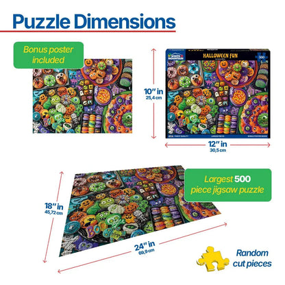 Halloween Fun (1973pz) - 500 Piece Jigsaw Puzzle
