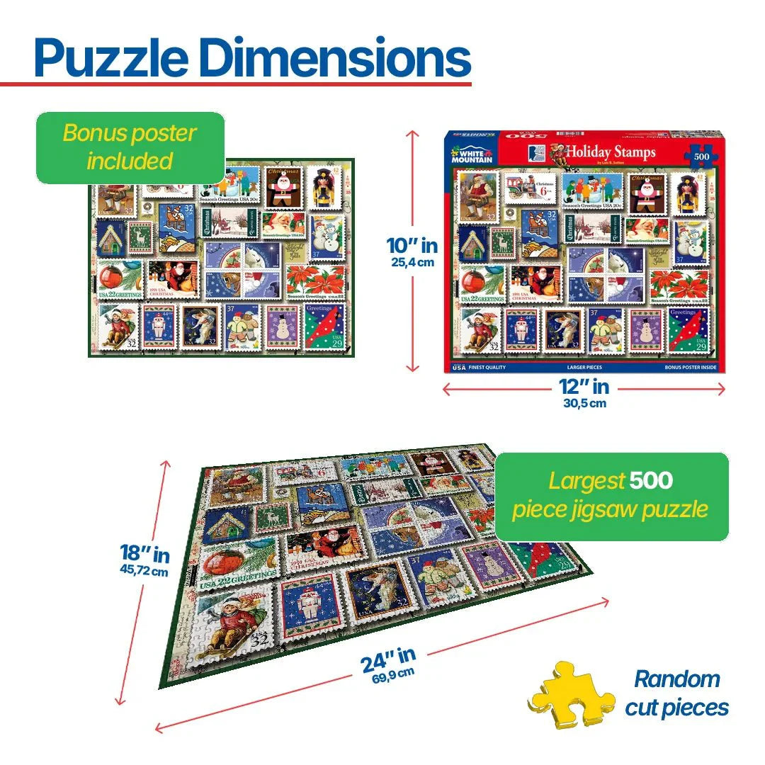 Holiday Stamps (1515pz) - 500 Pieces