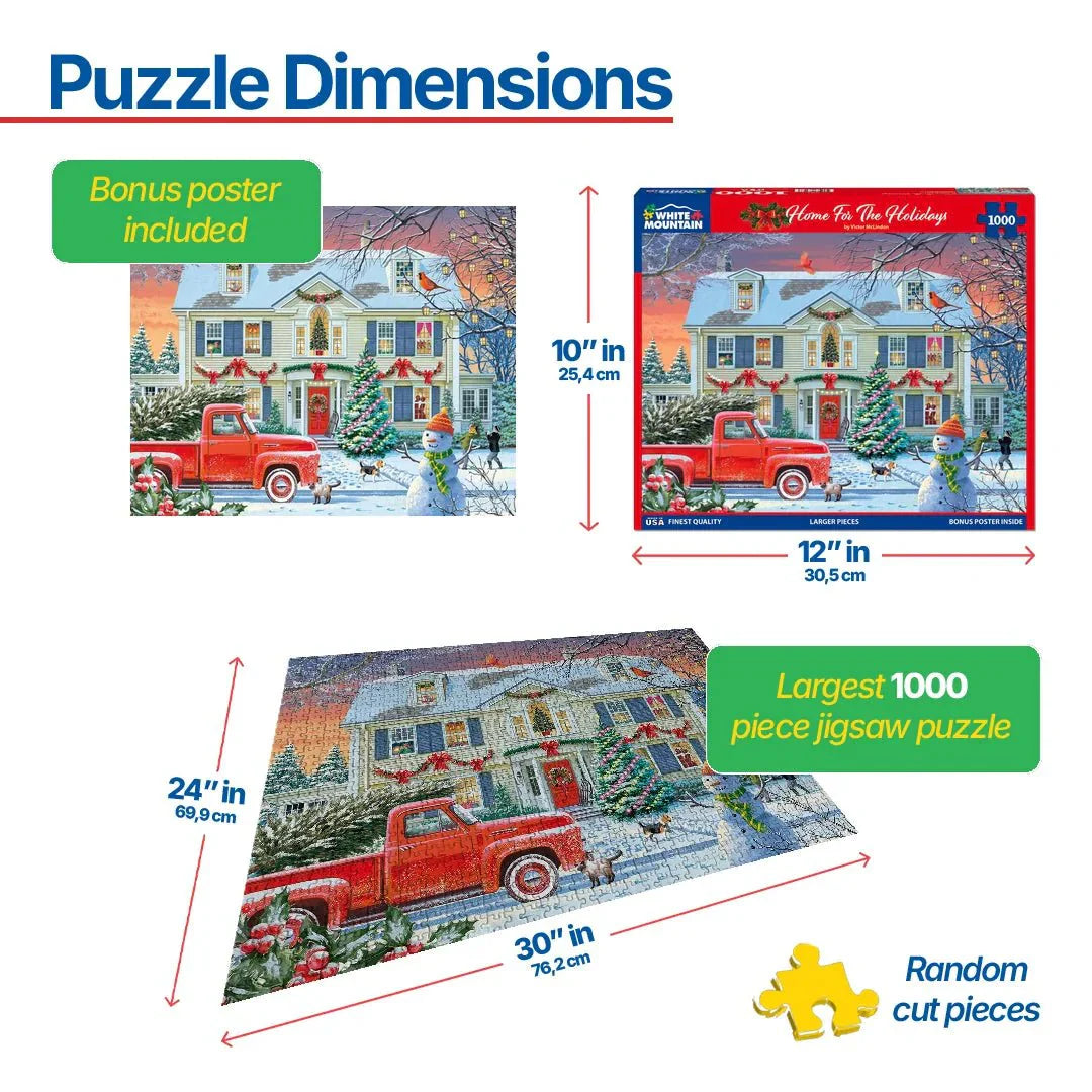 Home For The Holidays (1845pz) - 1000 Piece Jigsaw Puzzle