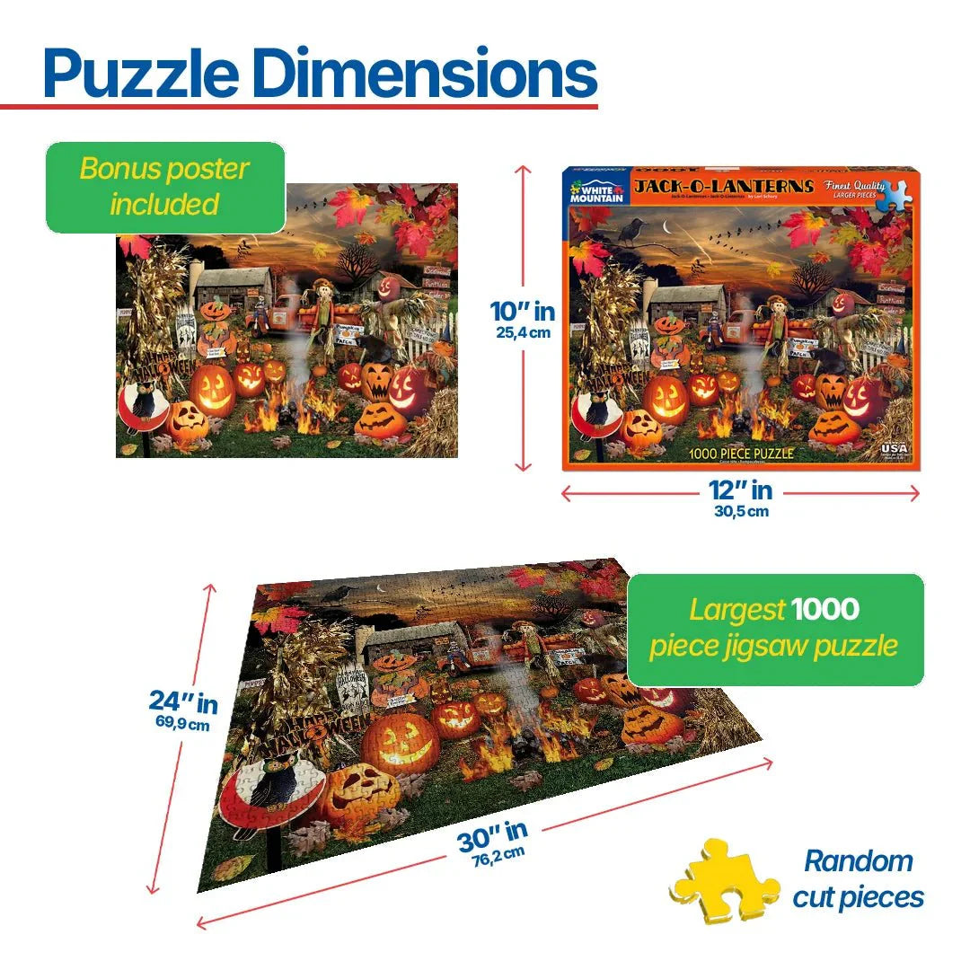 Jack O Lanterns (1120pz) - 1000 Pieces