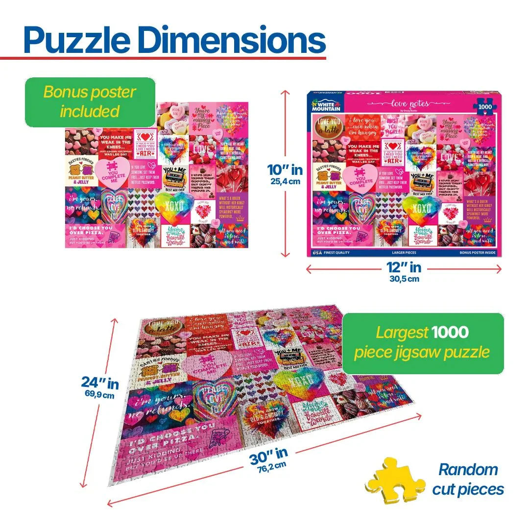 Love Notes (2168pz) - 1000 Piece Jigsaw Puzzle