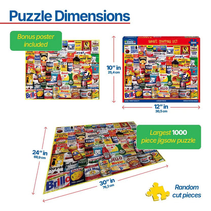 Mom's Shopping List (1865pz) - 1000 Piece Jigsaw Puzzle