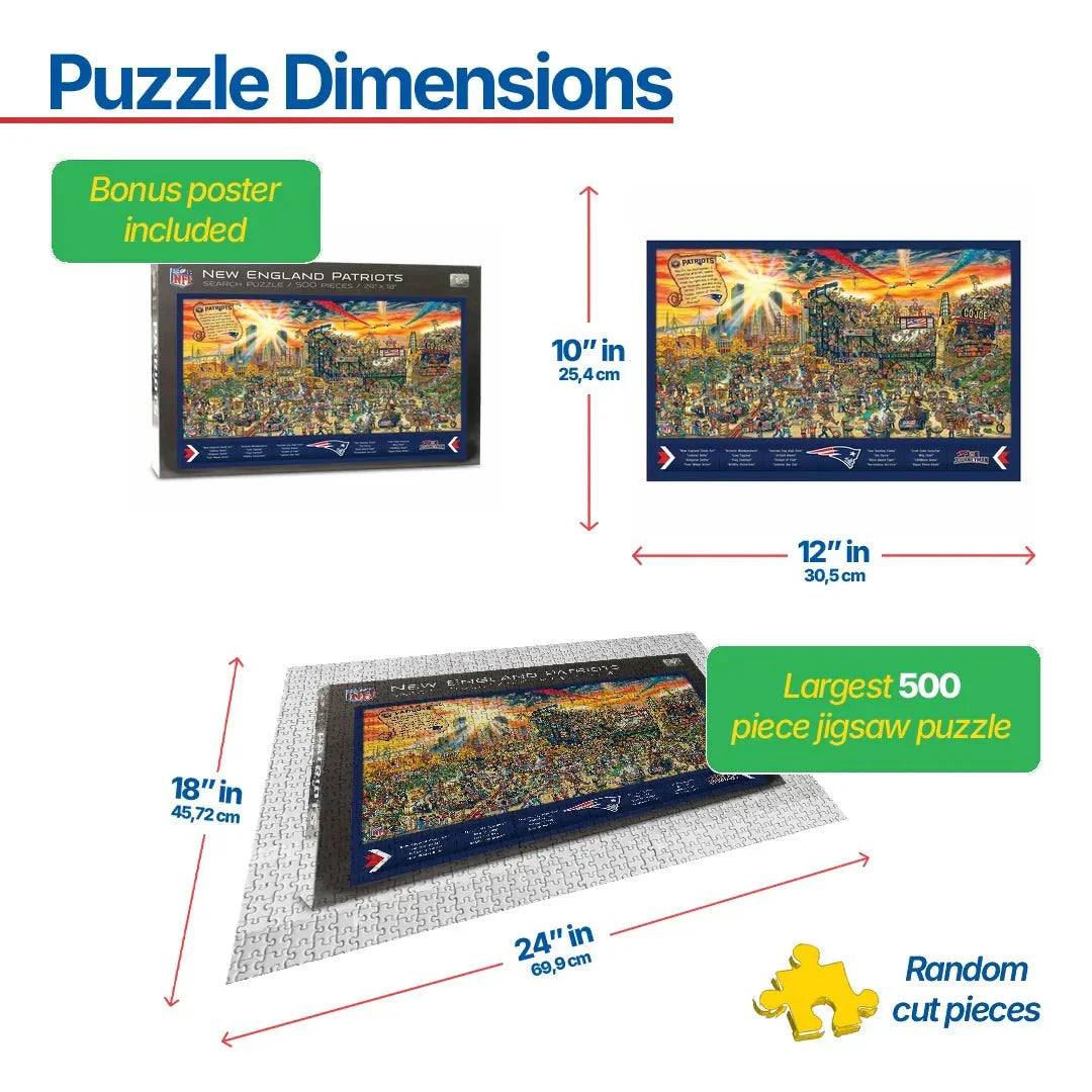 NE Patriots Puzzle (9029588) - 500 Pieces
