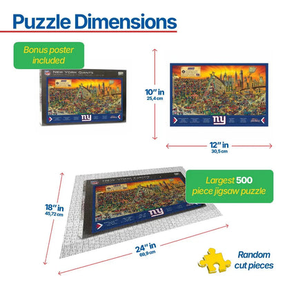 NY Giants Puzzle (9029595) - 500 Pieces