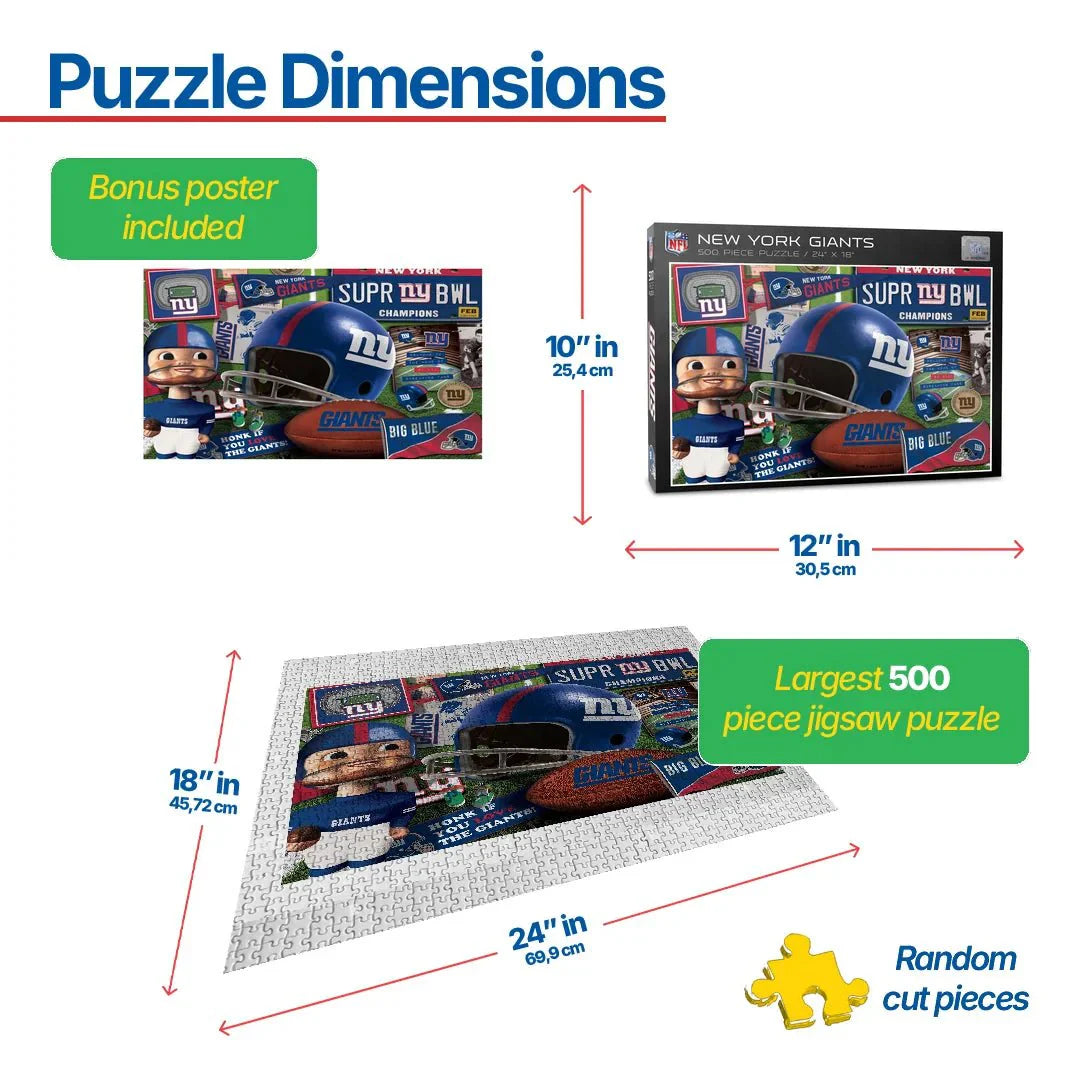 NY Giants - Retro (951438) - 500 Pieces