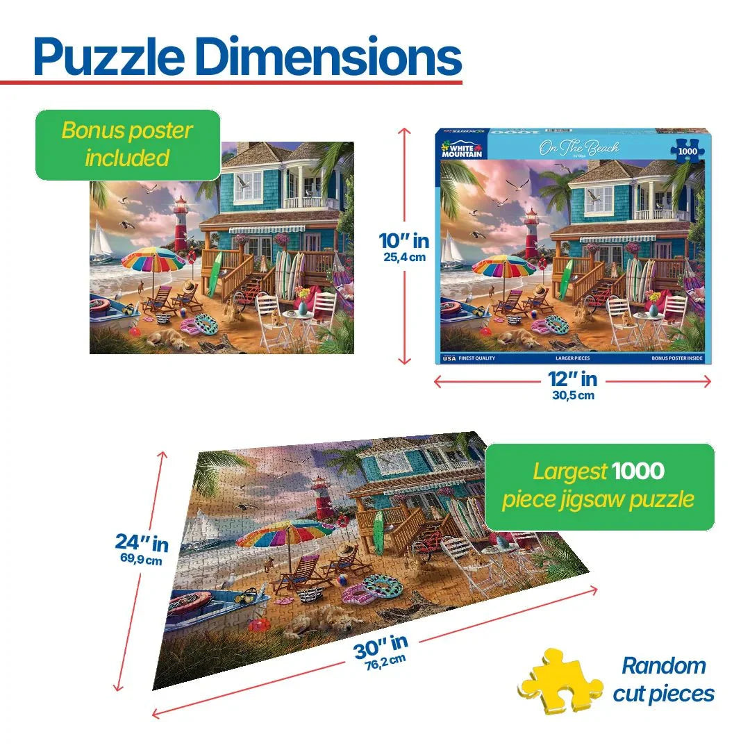 On The Beach (2100pz) - 1000 Piece Jigsaw Puzzle