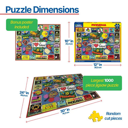 Pickleball (1846pz) - 1000 Piece Jigsaw Puzzle