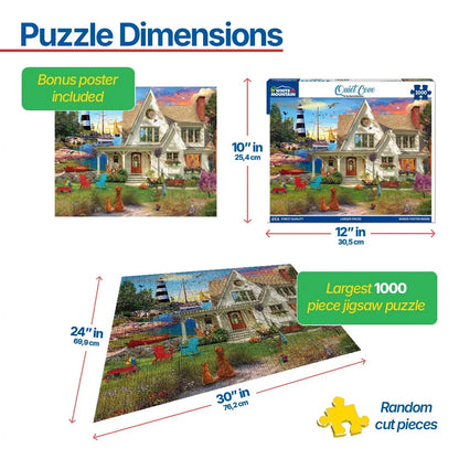 Quiet Cove (1994pz) - 1000 Piece Jigsaw Puzzle