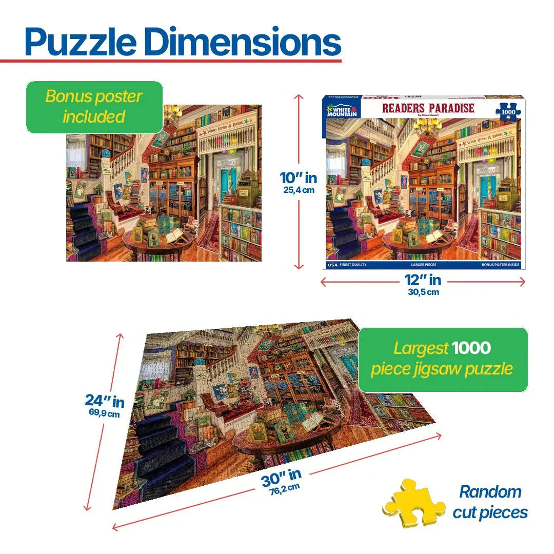 Readers Paradise (1244pz) - 1000 Pieces