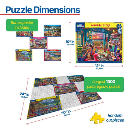 Set of 5: Summer Fun Bundle 1000 piece