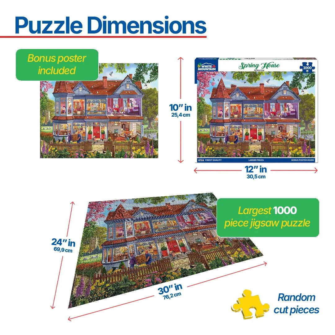 Spring House (2041pz) - 1000 Piece Jigsaw Puzzle