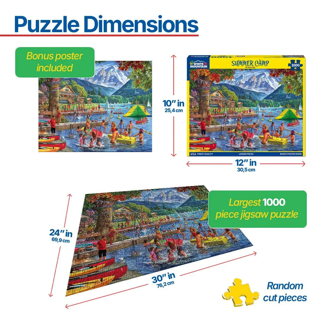 Summer Camp (2028pz) - 1000 Piece Jigsaw Puzzle