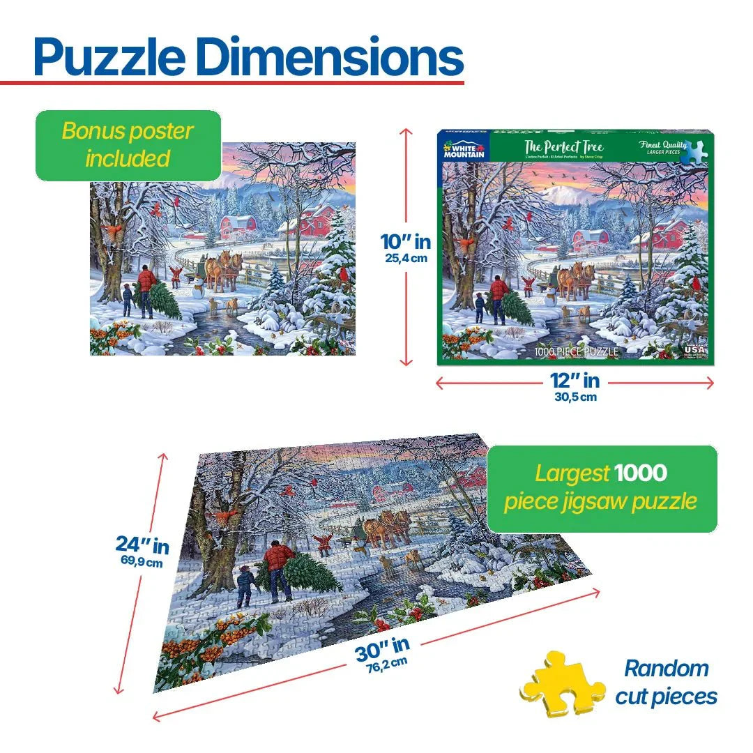 The Perfect Tree (1697pz) - 1000 Piece Jigsaw Puzzle