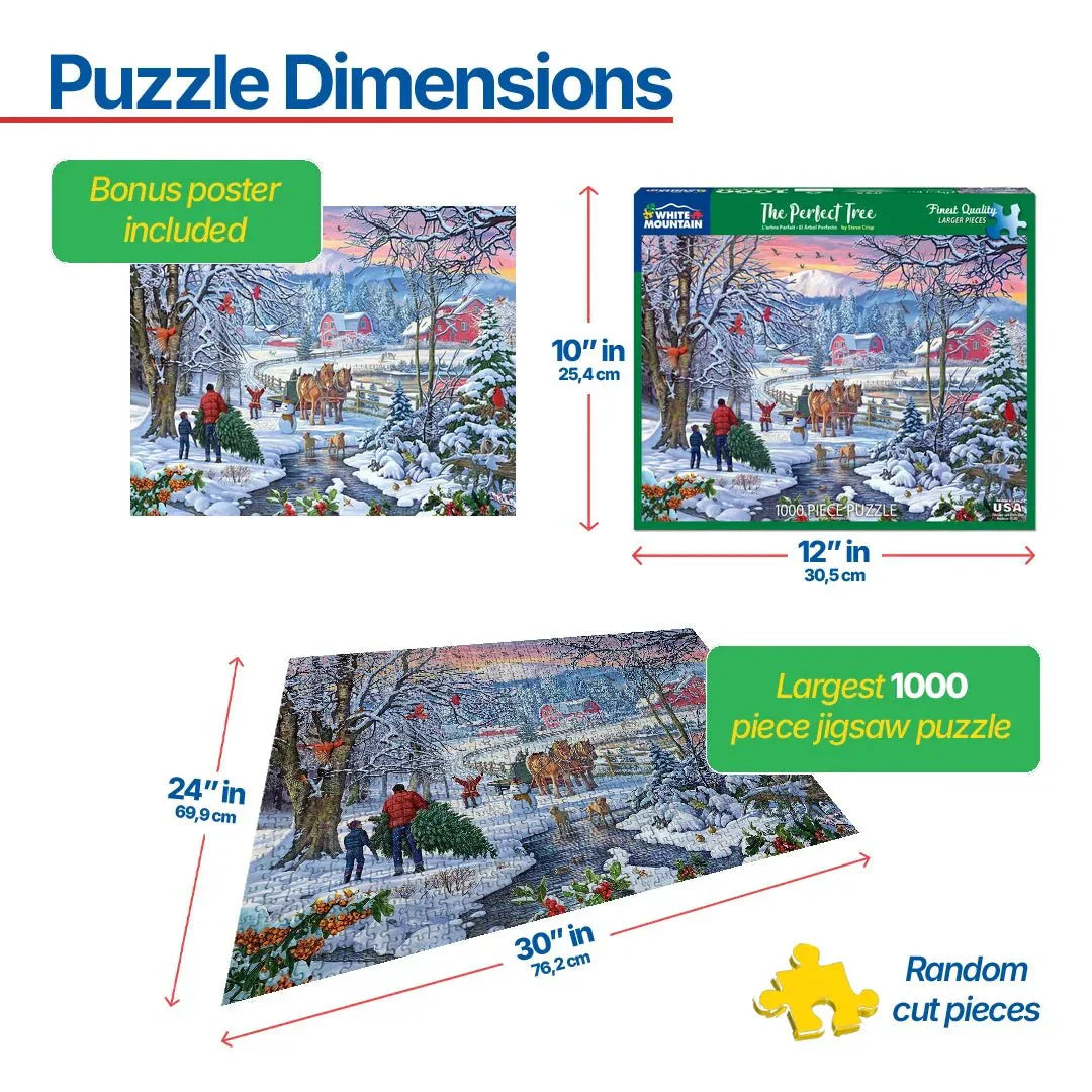 The Perfect Tree (1697pz) - 1000 Piece Jigsaw Puzzle