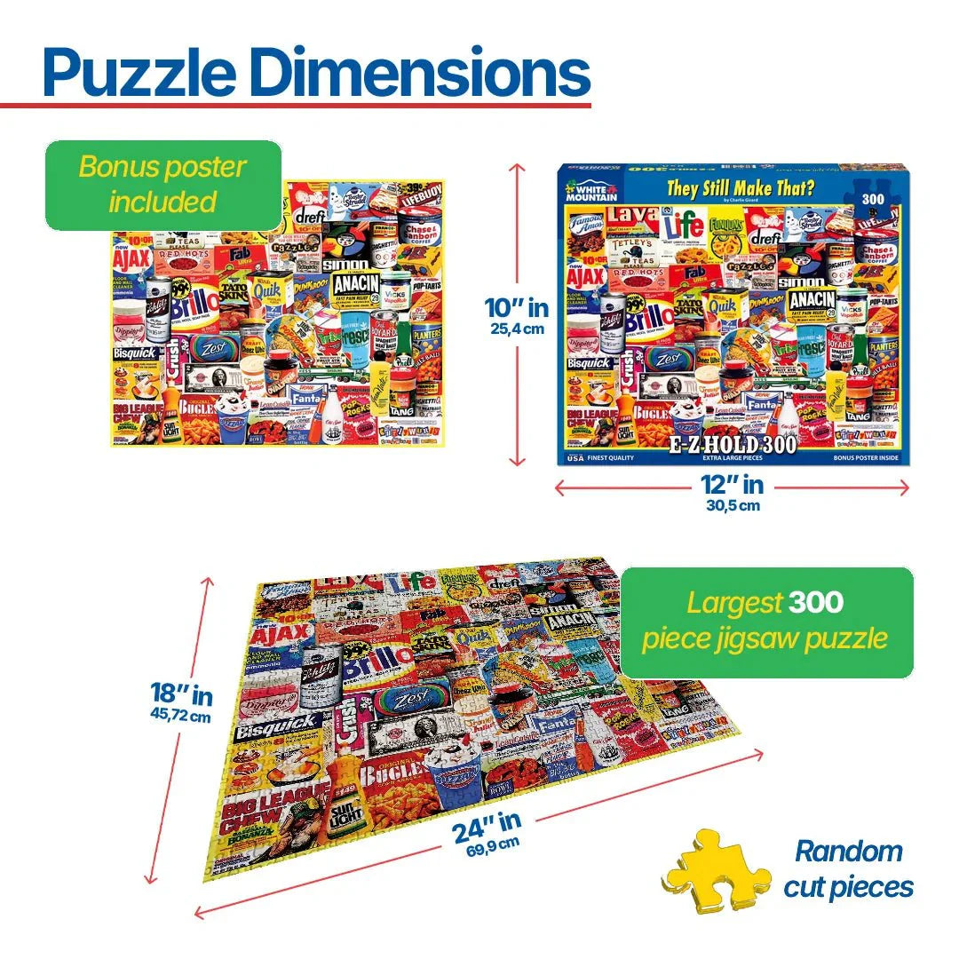 They Still Make That? (2147pz) - 300 Piece Jigsaw Puzzle