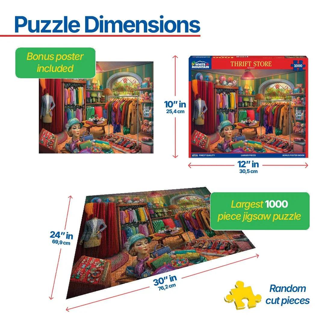 Thrift Store (2012pz) - 1000 Piece Jigsaw Puzzle