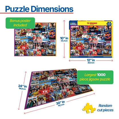 TV Dramas (2115pz) - 1000 Piece Jigsaw Puzzle
