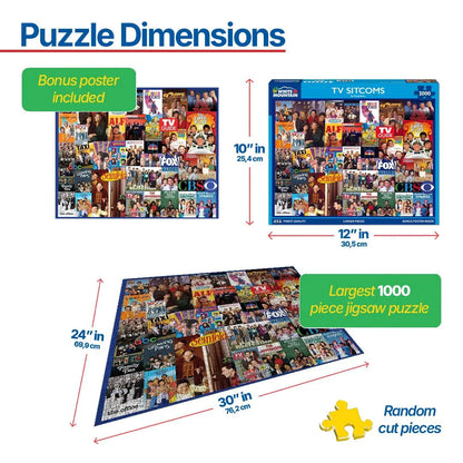 TV Sitcoms (2116pz) - 1000 Piece Jigsaw Puzzle