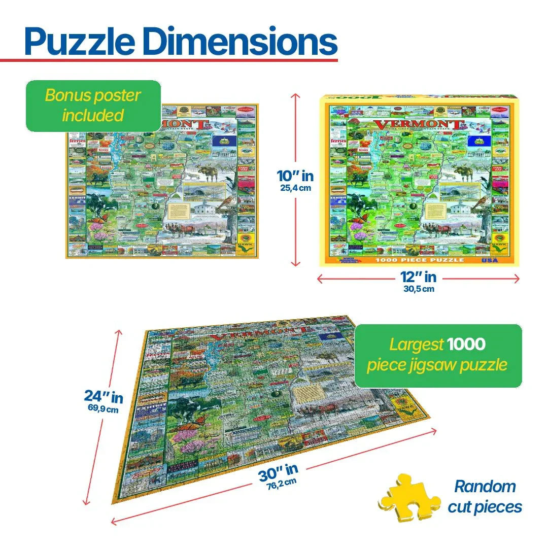 Vermont (655pz) - 1000 Piece Jigsaw Puzzle