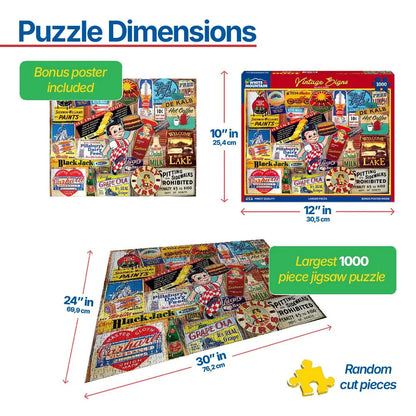 Vintage Signs (1189pz) - 1000 Pieces