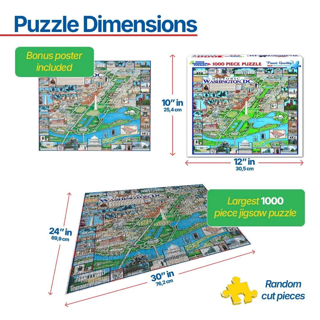 Washington, DC (220pz) - 1000 Piece Jigsaw Puzzle