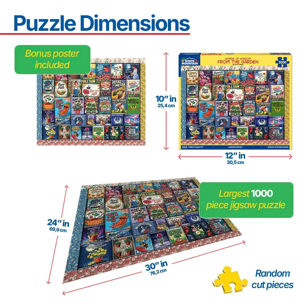 Wisdom From The Garden (2140pz) - 1000 Piece Jigsaw Puzzle