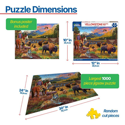 Yellowstone (1787pz) - 1000 Piece Jigsaw Puzzle